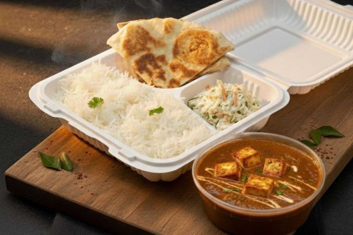 Kerala Paneer Masala with Basmati Rice and Butter Naan