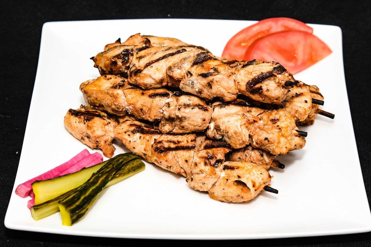 Shish Tawook skewer