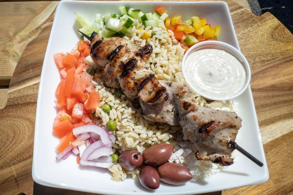 Pork Souvlaki Bowl