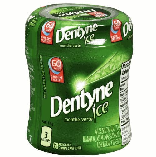 Dentyne Ice Spearmint Btl 60s