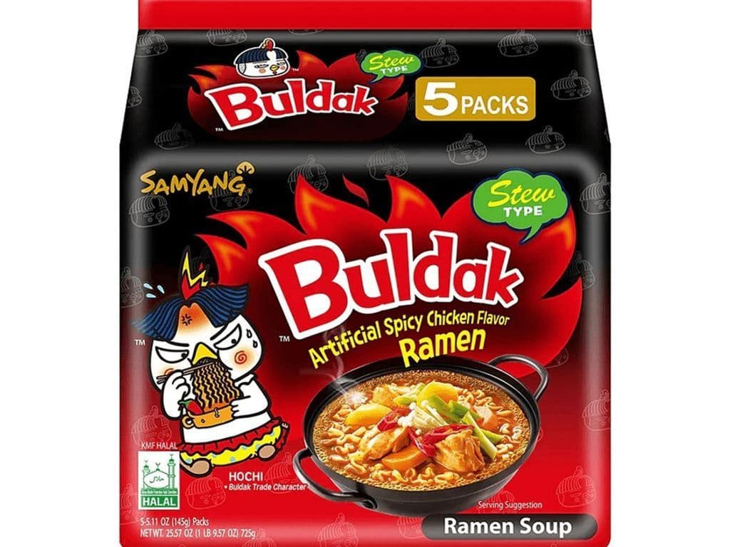 Buldak Spicy Chicken Flavour (5-Pack)