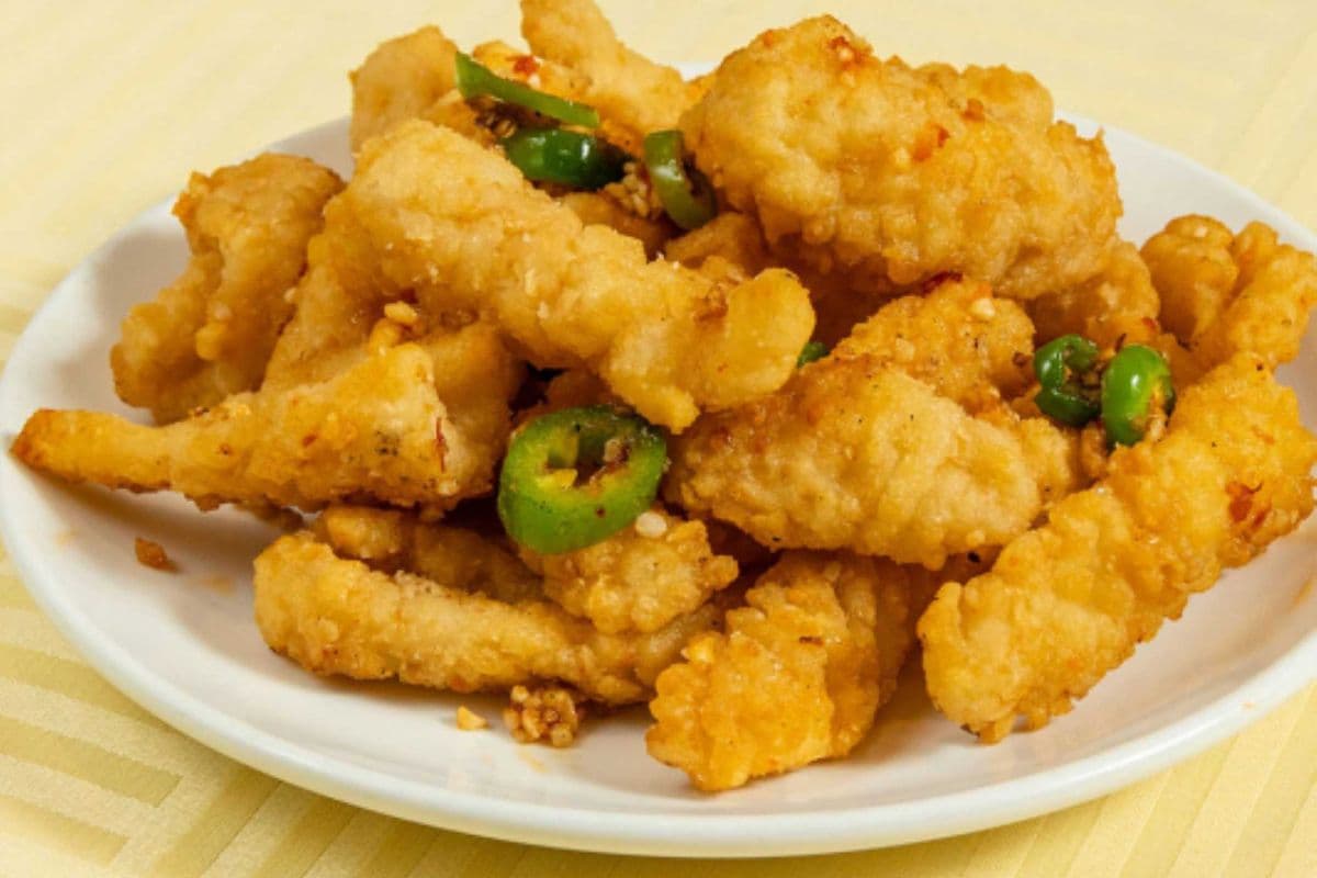 Squid with Spiced Salt (椒盐鱿鱼)
