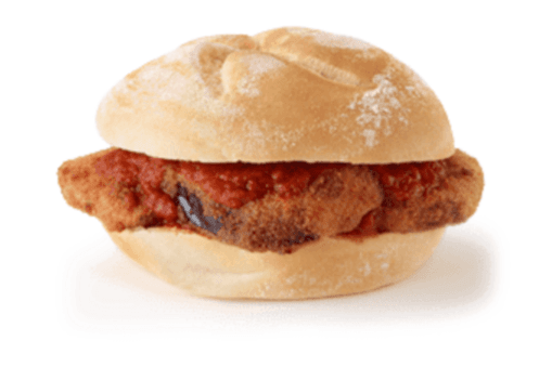 Breaded Eggplant Sandwich
