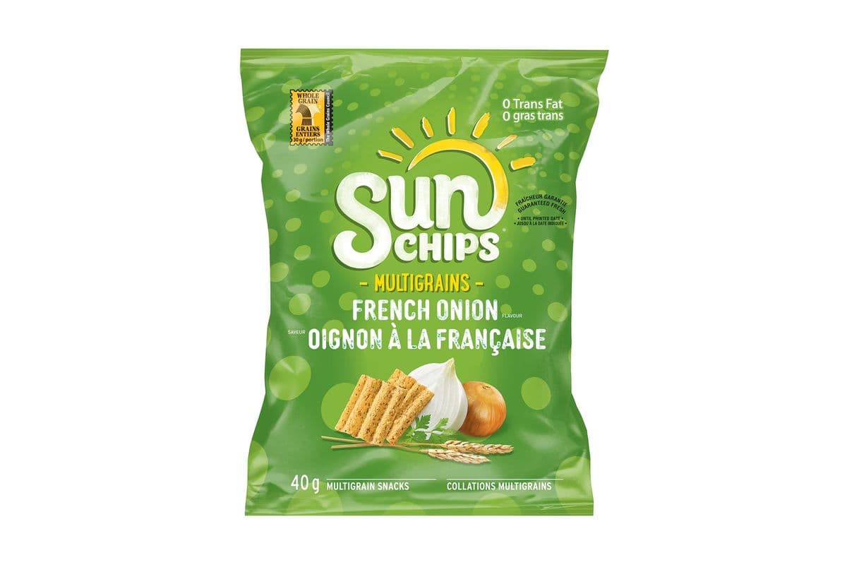 SunChips® French Onion Flavour Multigrain Snacks (Side)