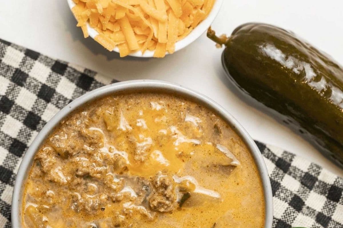 Cheeseburger Soup - KETO | Low-Carb | GF | Diabetic Friendly (370 g)
