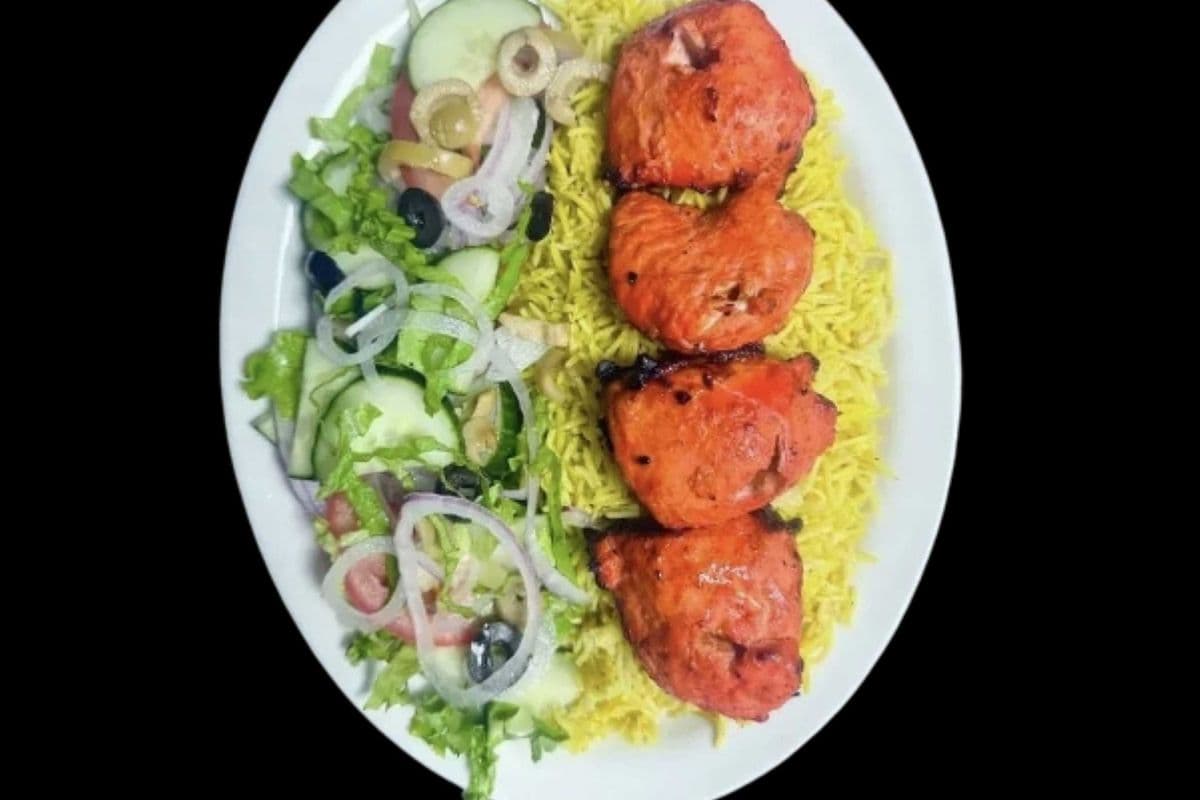 Delicious Tikka on the Rice