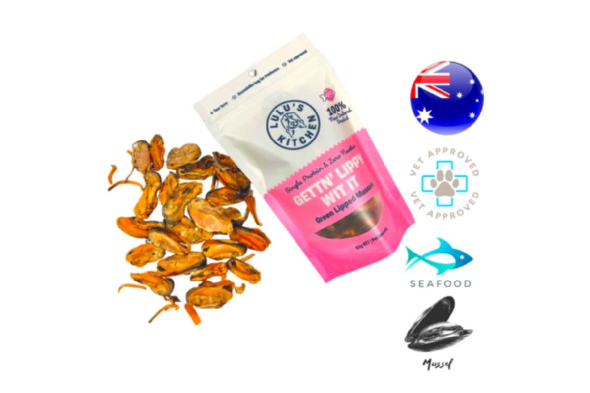 Rover Pet Products Gettin' Lippy Wit It Green Lipped Mussels Dog Treats (80 g)