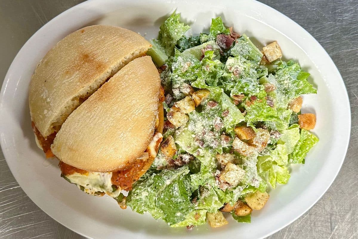 Veal Parmigiana Sandwich