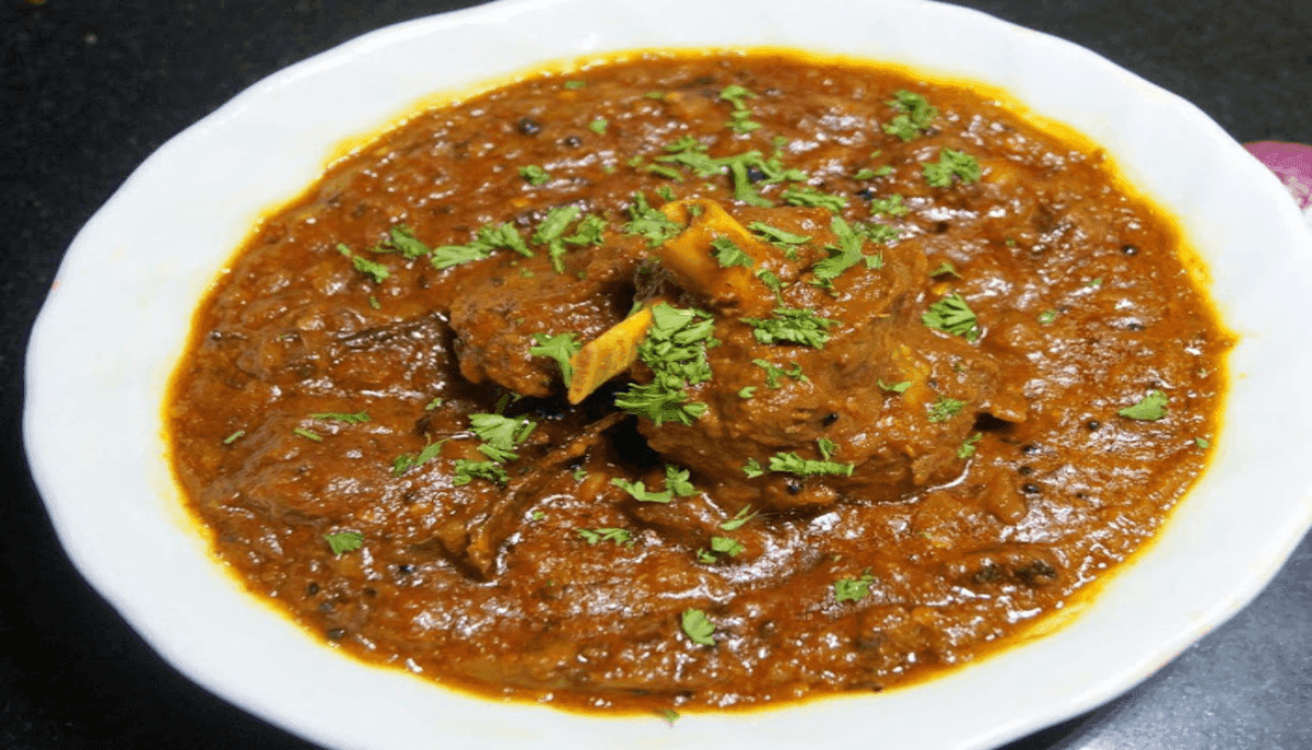 Goat Masala & butter naan