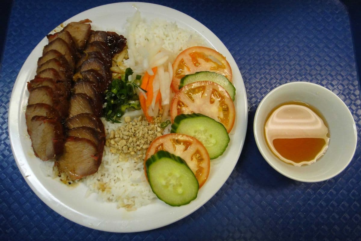 30. Barbecue Pork on Steamed Rice