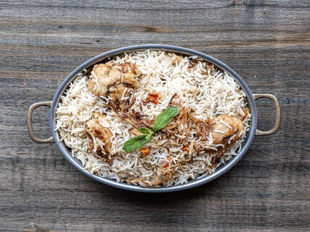 Chicken White Biryani