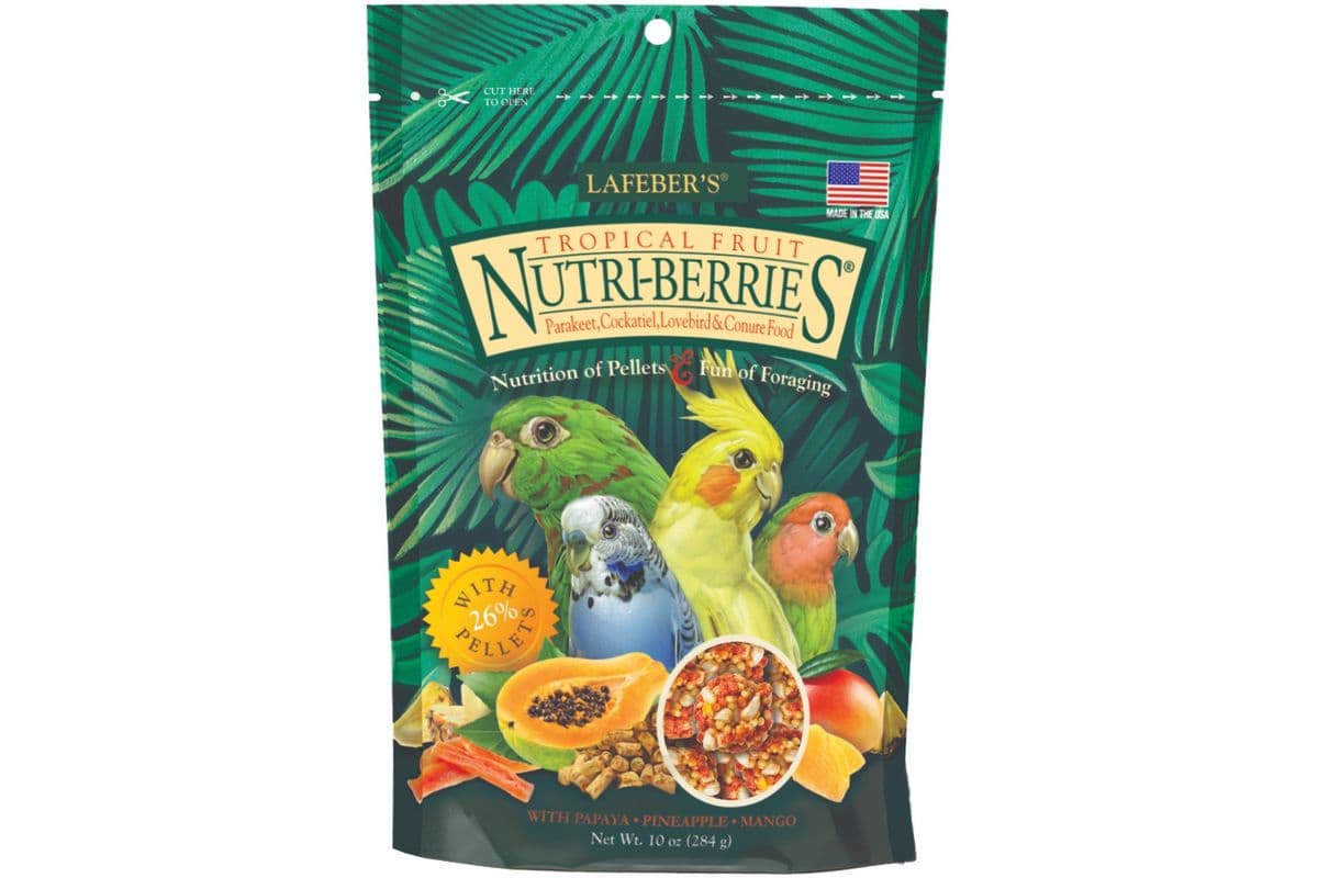 Lafeber Tropical Fruit Nutri-Berries - Cockatiels (10 oz)