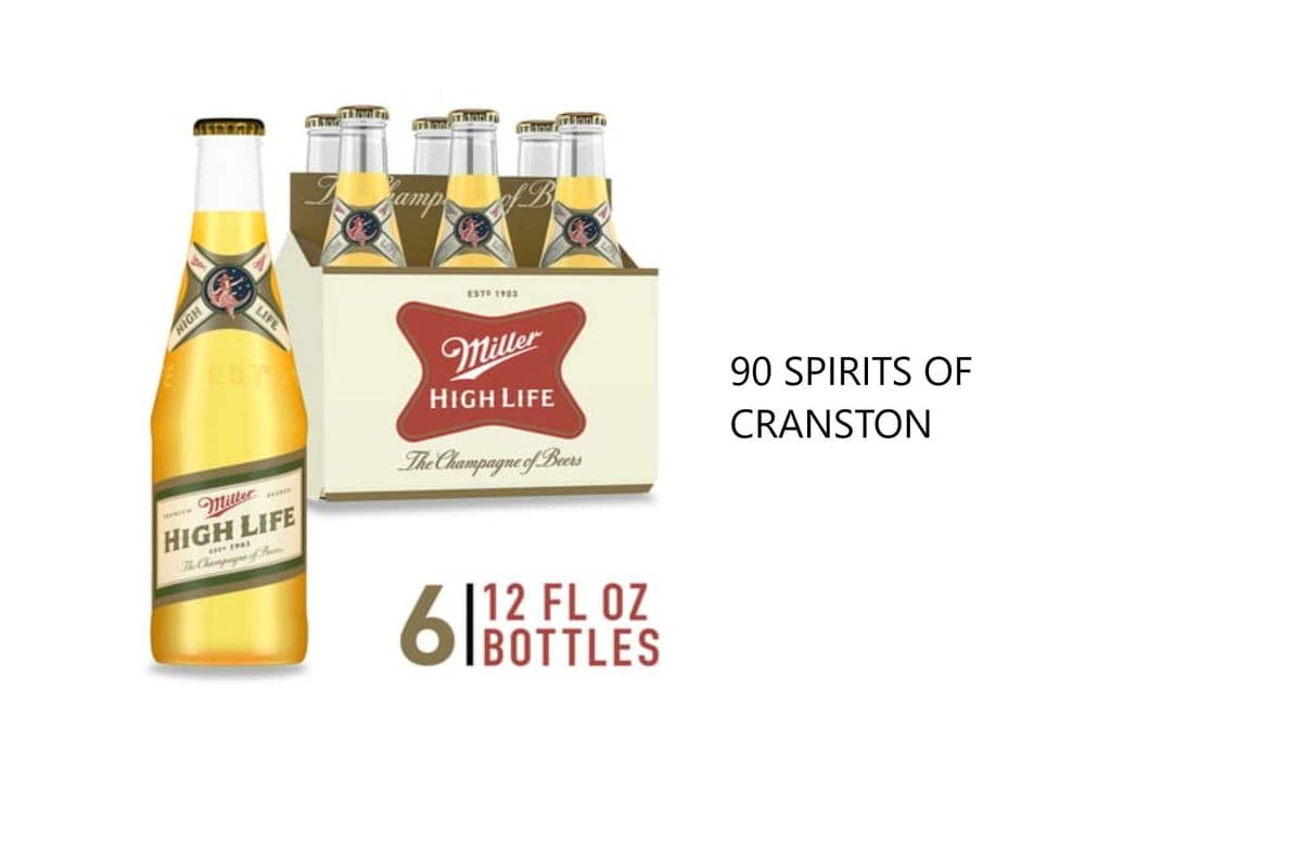 MILLER HIGH LIFE 6 BOTTLES (1 x 6x355ML)