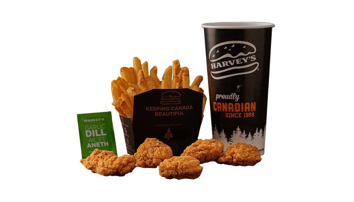 Trio croquettes de poulet (5) / Chicken Nuggets (5 pcs) Combo
