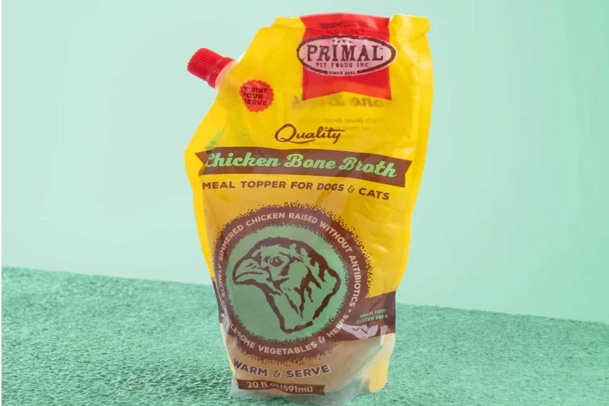 Primal Organic Frozen Bone Broth Chicken Dogs & Cats (20 oz)
