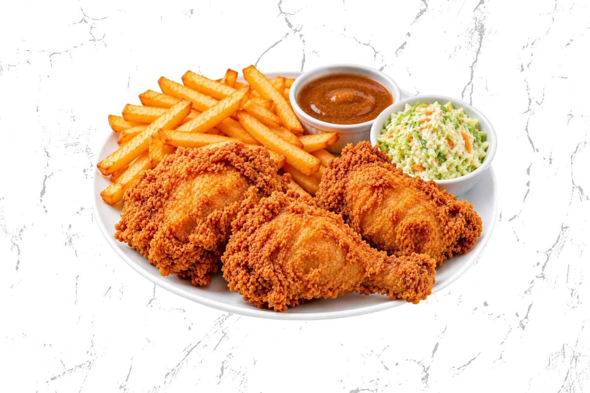 3-Pcs Southern Fried Chicken Meal