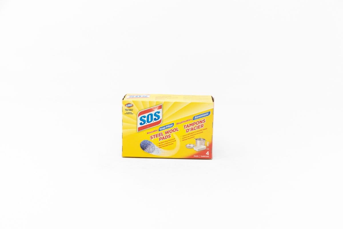 S.O.S Steel Wool Pads (4 Pads)