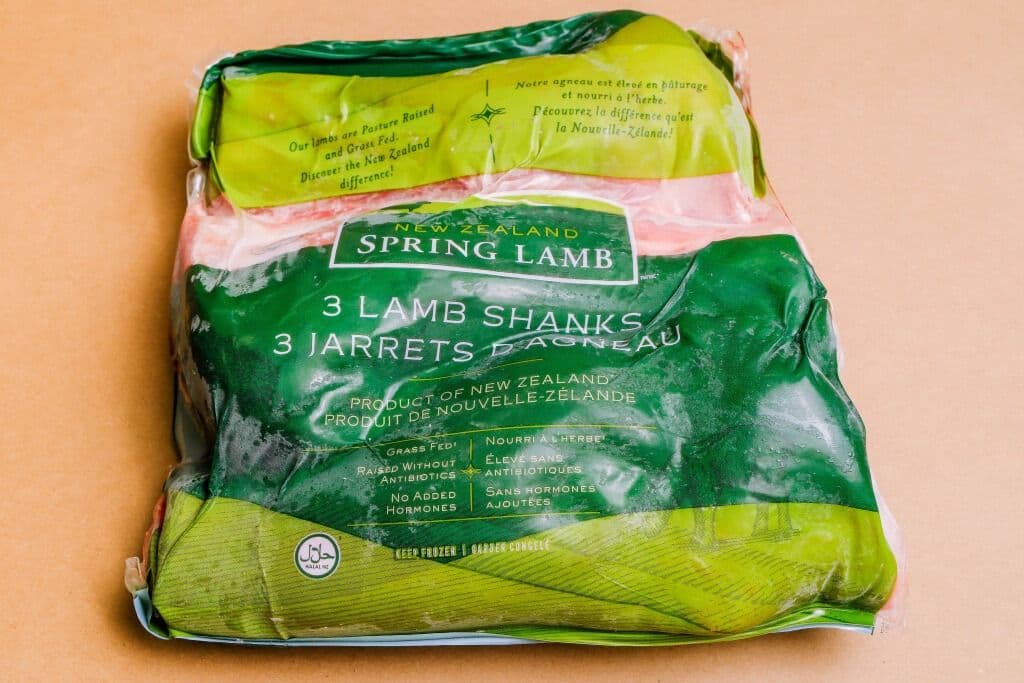 NZ Frozen Lamb Shank Pack (2.25-2.75 lb - 3 pcs)