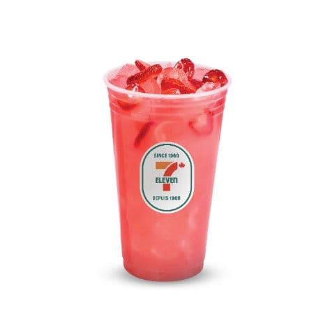 Strawberry Lemonade with Freeze Dried Strawberries Refresher