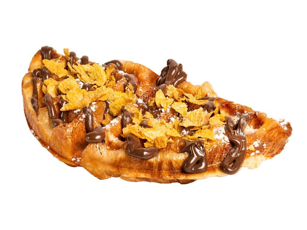 Chocolate Flakes Croffle