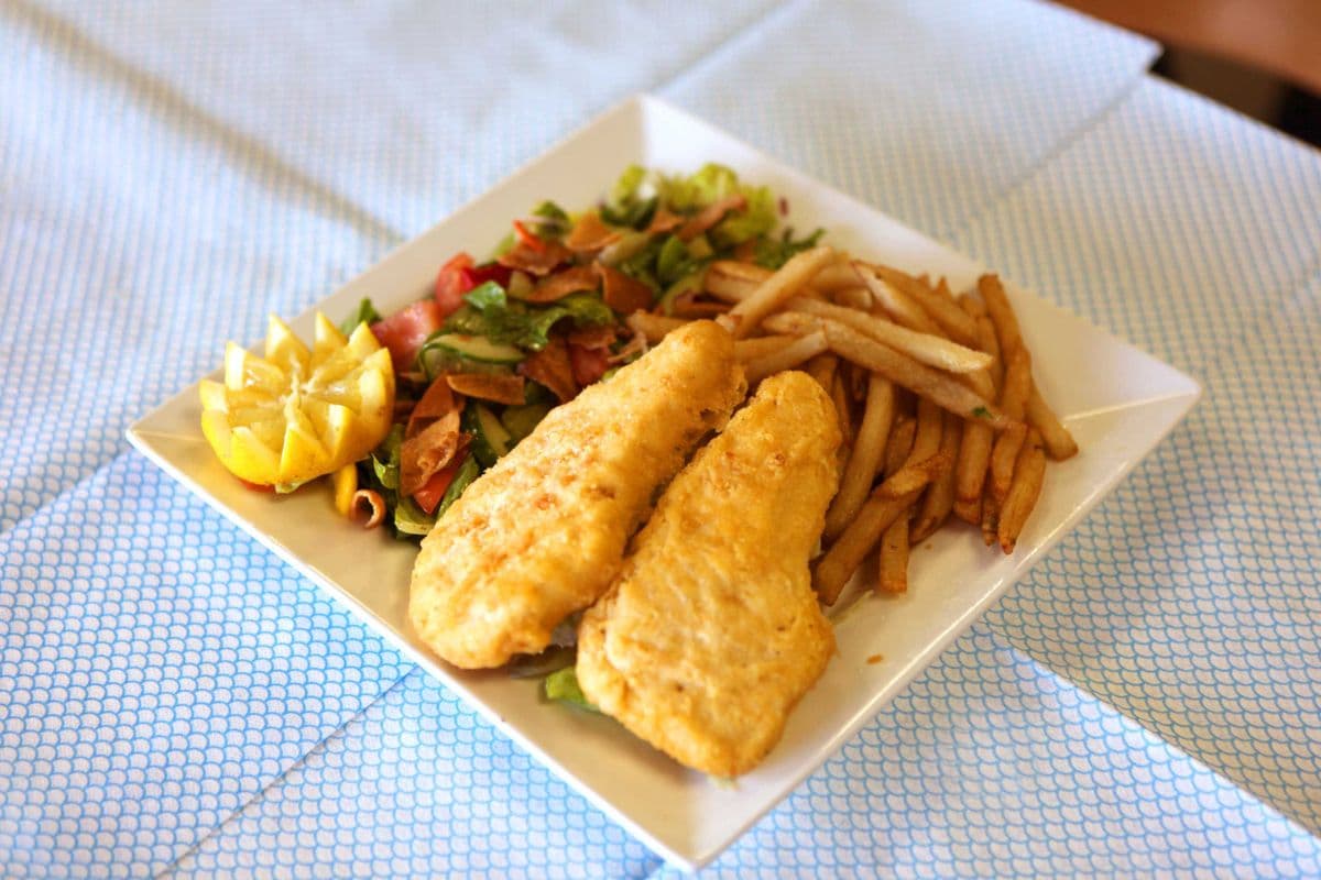 Fish and Chips Plate