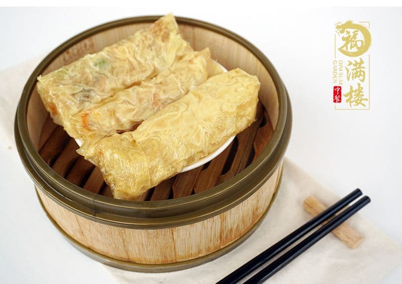 14. Vegetarian Bean Curd Roll (3 pcs)