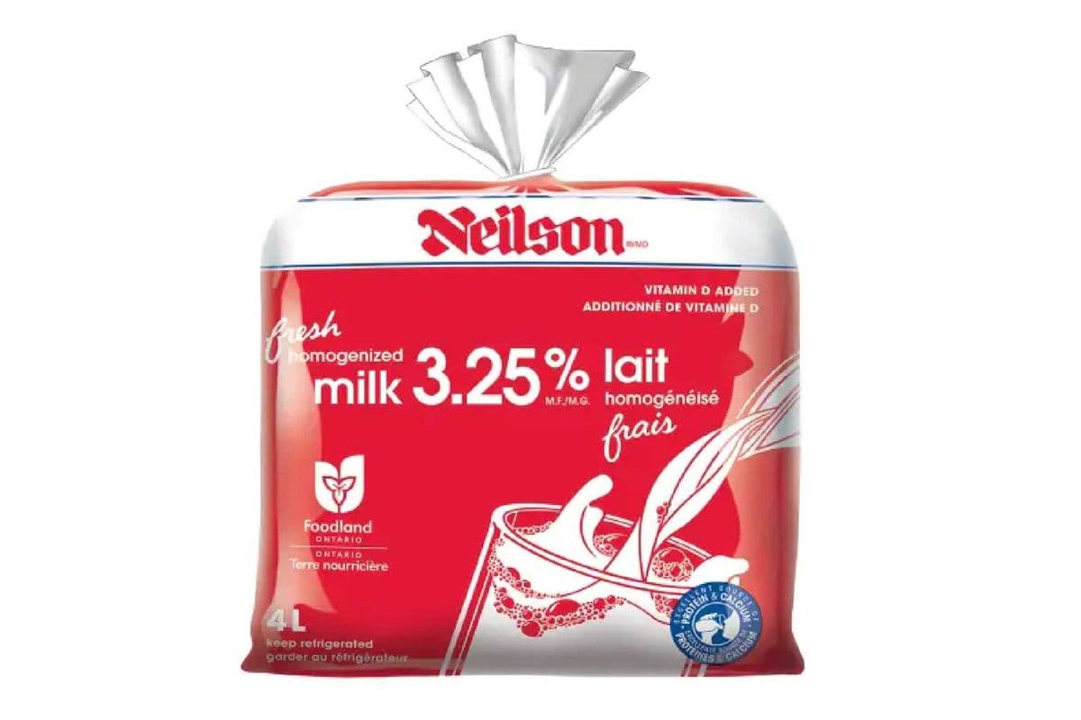 Milk Bag 3.25% Neilson (4 L)