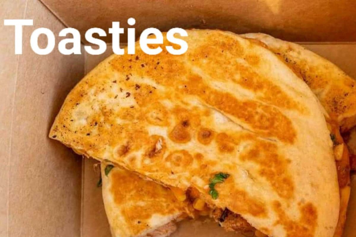 Paneer Tikka Naan Toastie