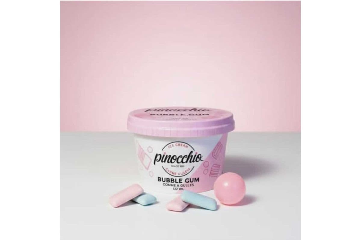 Pinocchio Ice Cream Bubblegum (Gluten Free) (125ml)