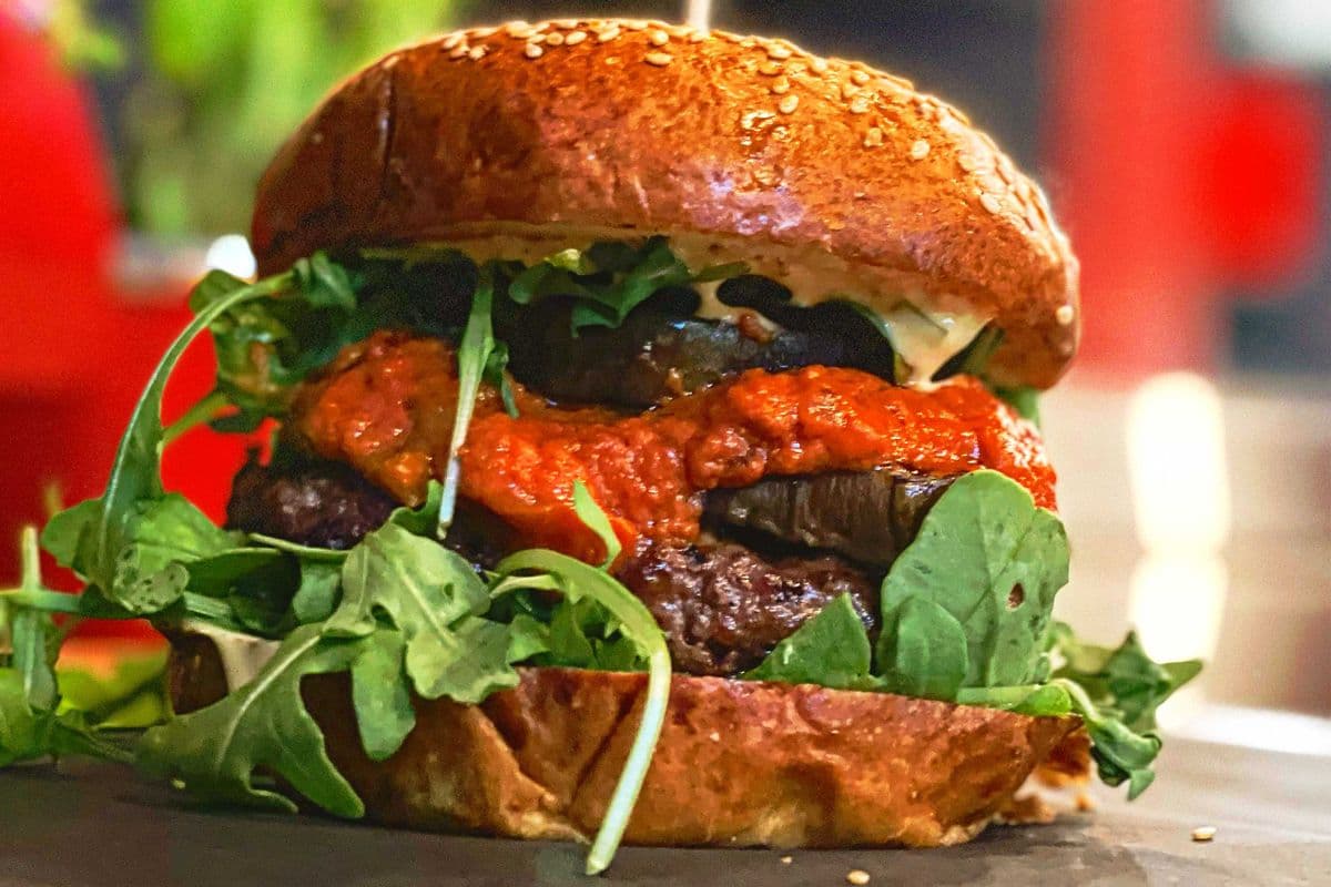 Shakshuka and Goat Burger
