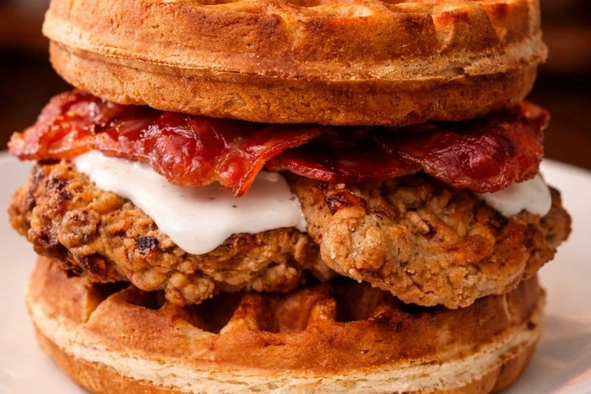 Chicken Bacon Ranch Wafflewich