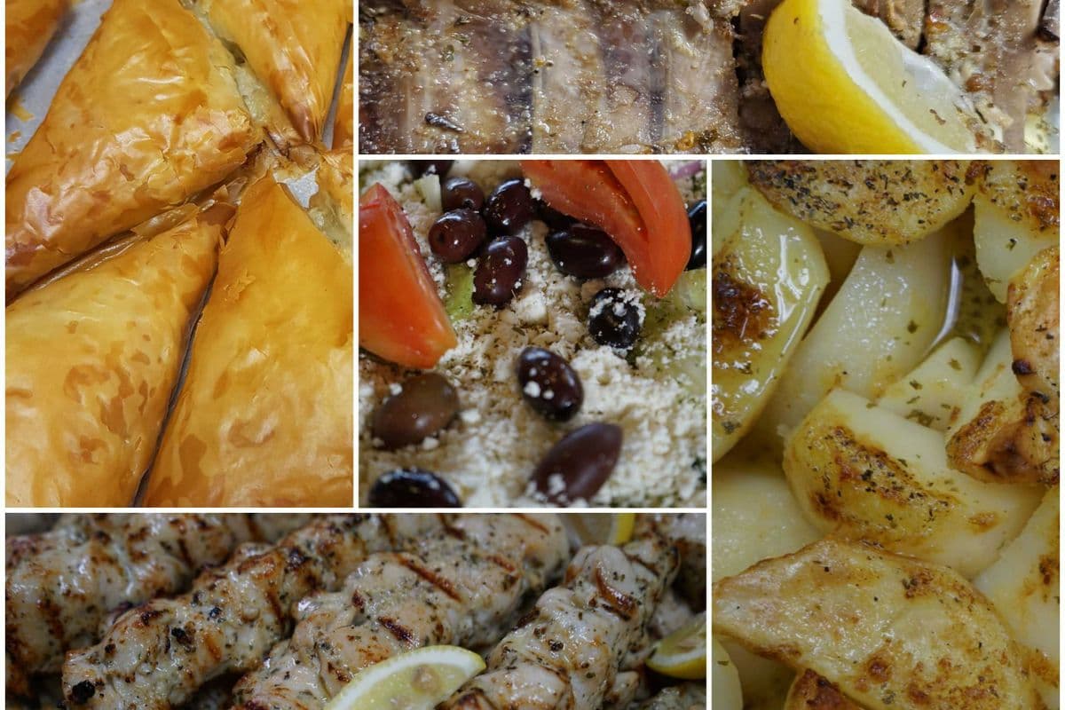FAMILY - Souvlaki, Ribs & Spanakopita Dinner