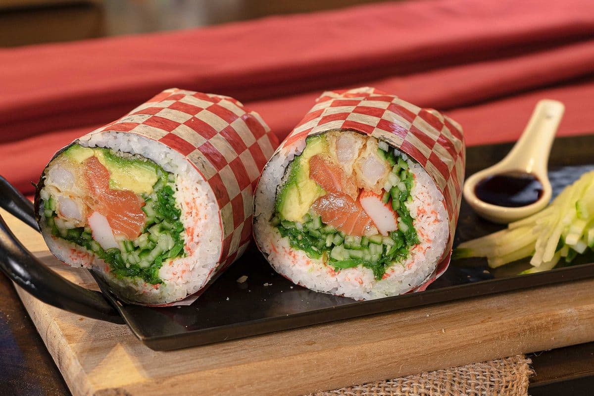 Mighty! Sushi Burrito Combo