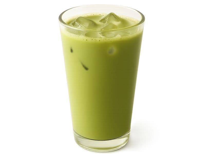 Iced Matcha Milk Tea 抹茶冰奶茶
