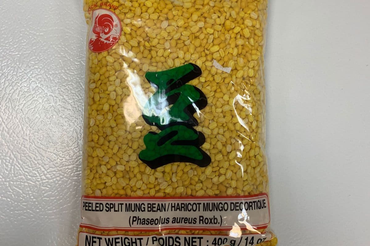 Peeled split yellow mung beans - 400g