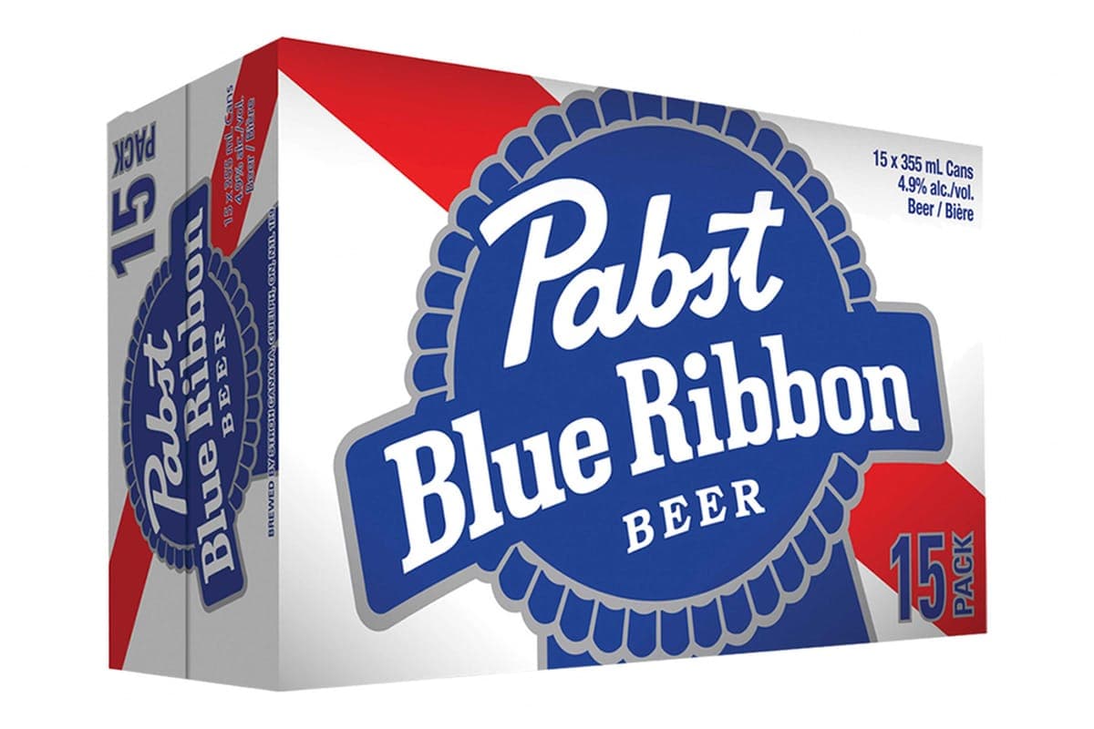 Pabst Blue Ribbon (15 Cans) (15 x 355 ml)