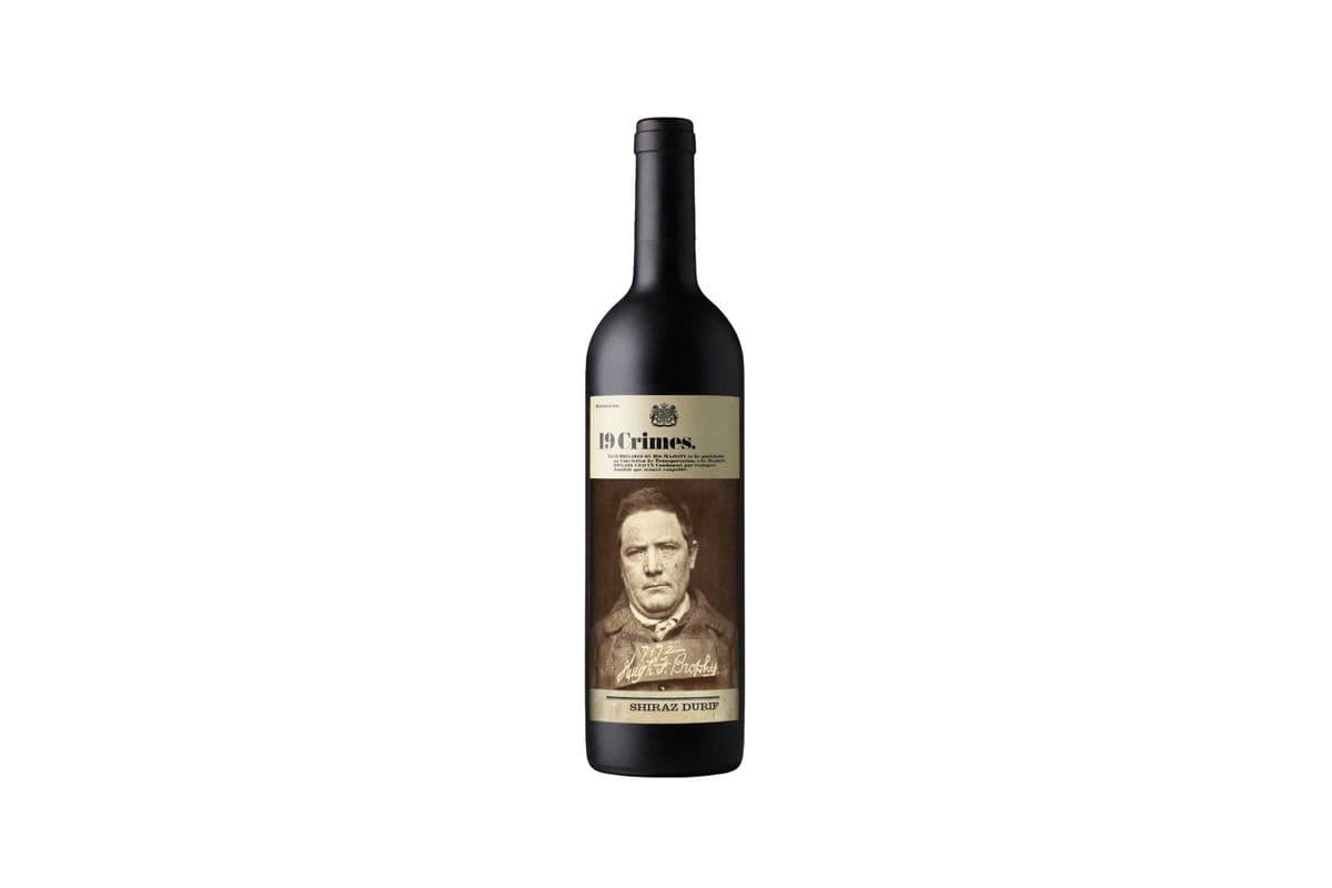 19 Crimes Shiraz Durif (750ml)(Aus) (1 x 750ml)