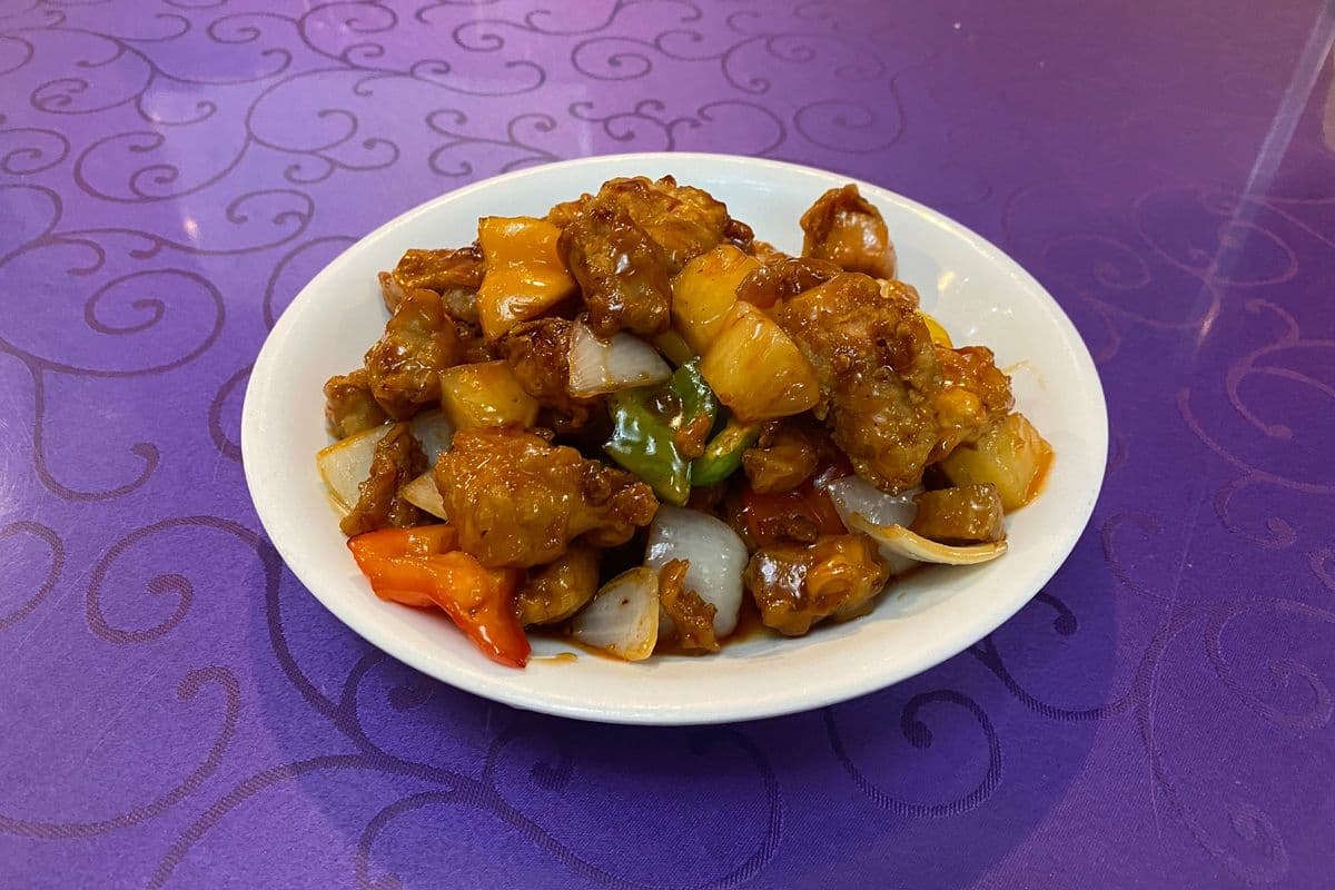 148. Pineapple Sweet and Sour Chicken Balls