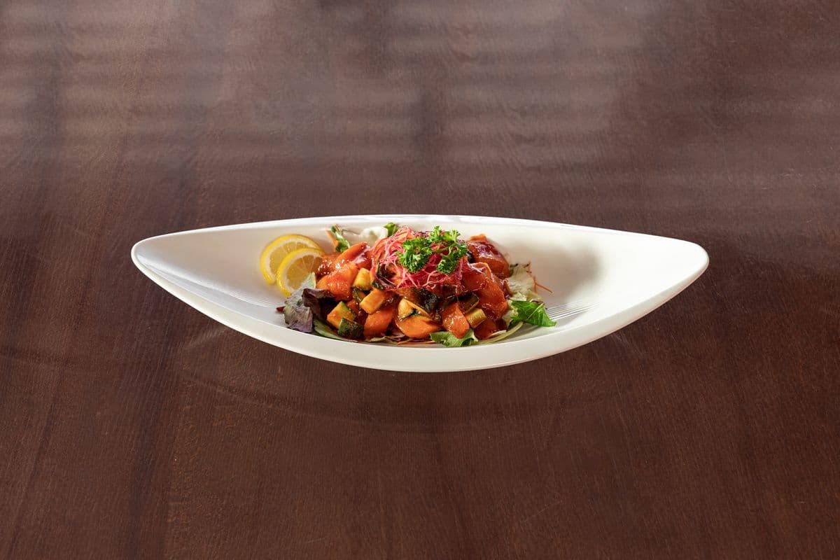 Spicy Salmon and Tuna Sashimi