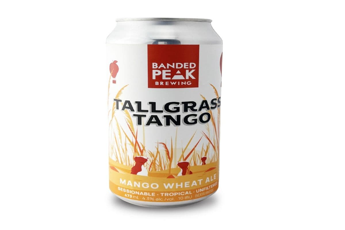 Banded Peak Tallgrass Tango Mango Wheat Ale (1 x 473 ml)