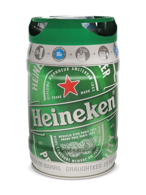 Heineken 5L KEGS (1 x 5L KEG)