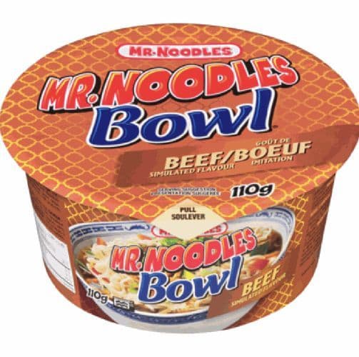 Mr Noodle beef bowl 110g