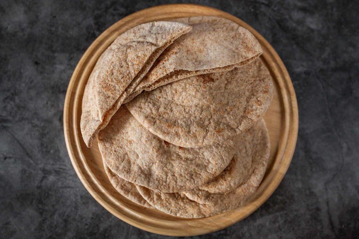 Whole Wheat Baladi Bread (5 pieces)