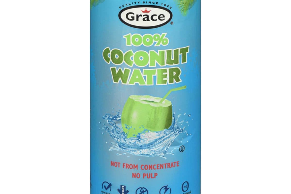 Grace or Tropical Delight Brand100% Pure Coconut Water (Boxed)