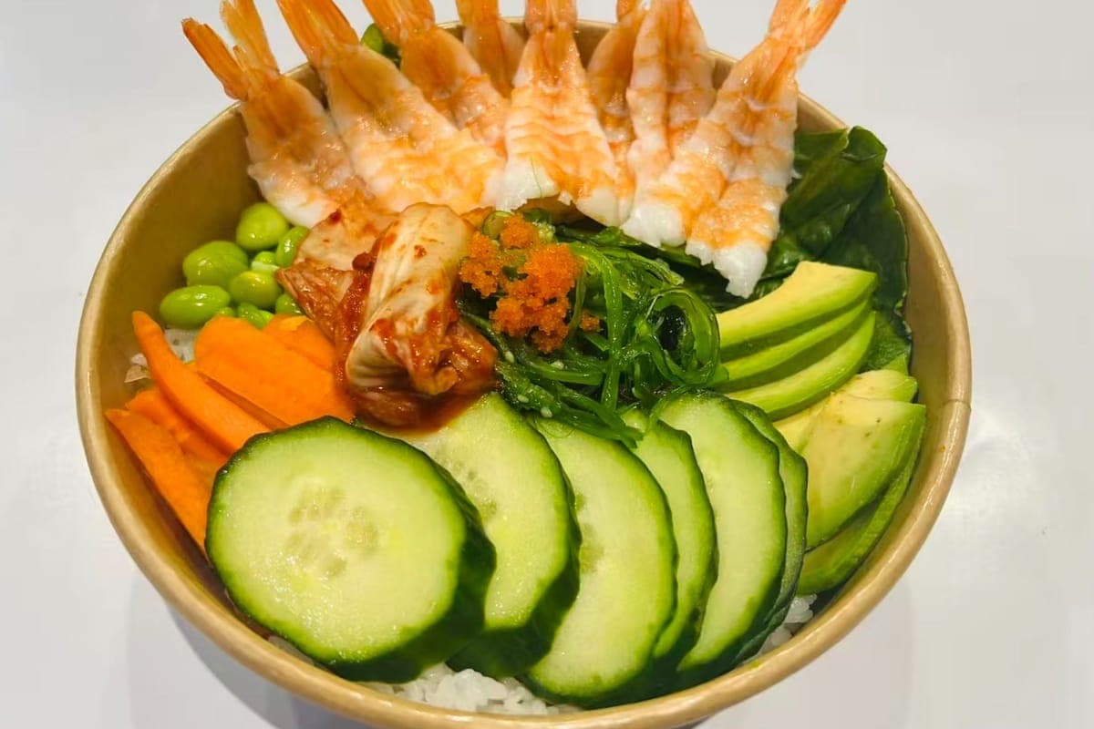 P12 Shrimp Poke Bowl