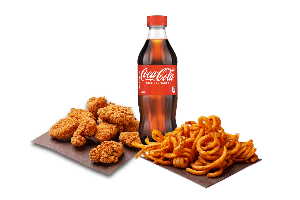 10 Boneless Chicken Wings Combo