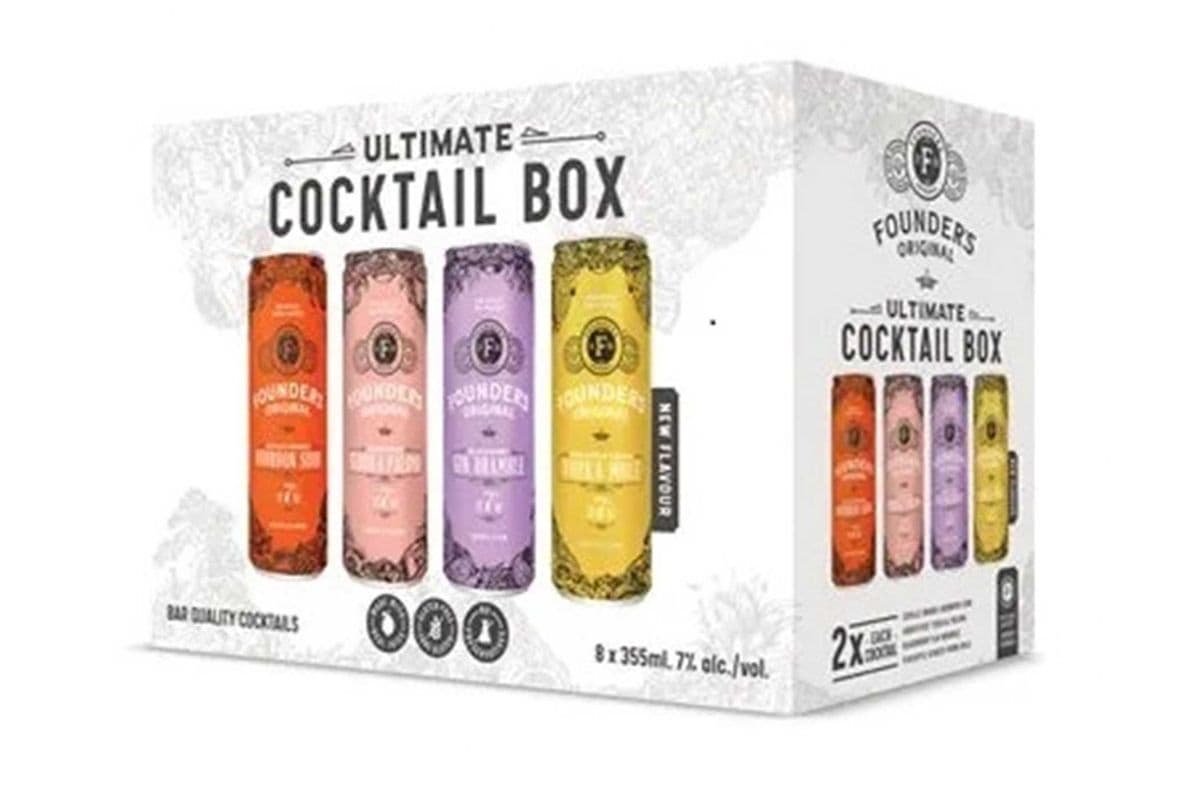 FOUNDER'S ORIGINAL ULTIMATE COCKTAIL BOX (8 CAN) (8 x 355 ML)