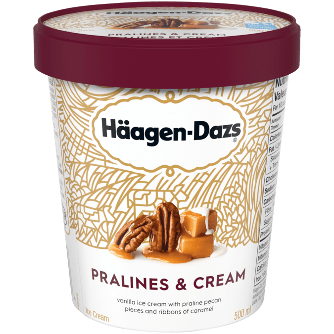 Haagen Dazs Pralines and Cream (450 ml)
