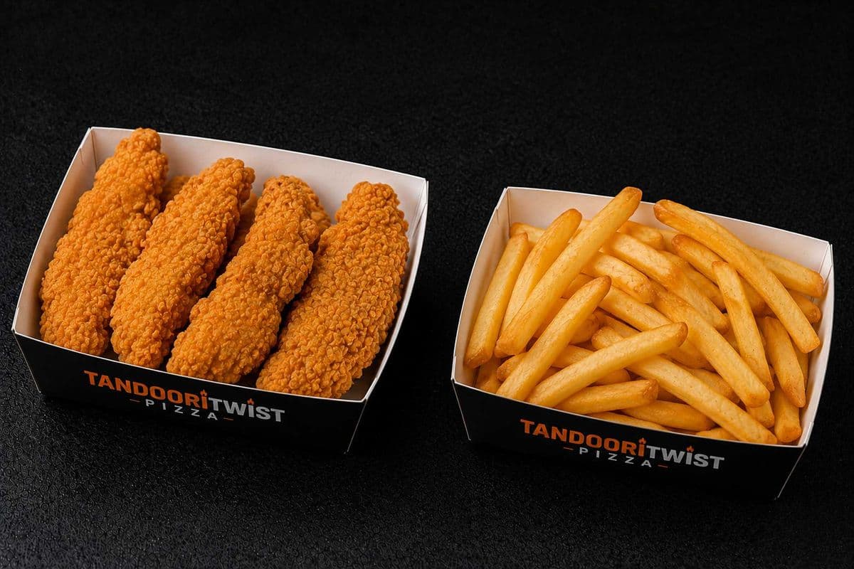 Halal Chicken Fingers + Fries