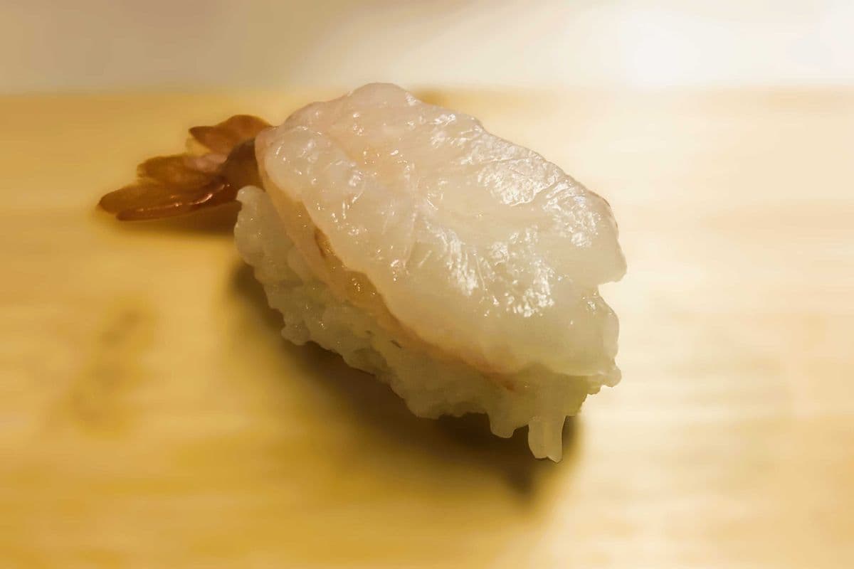 Amaebi Nigiri Sushi (1 pc)